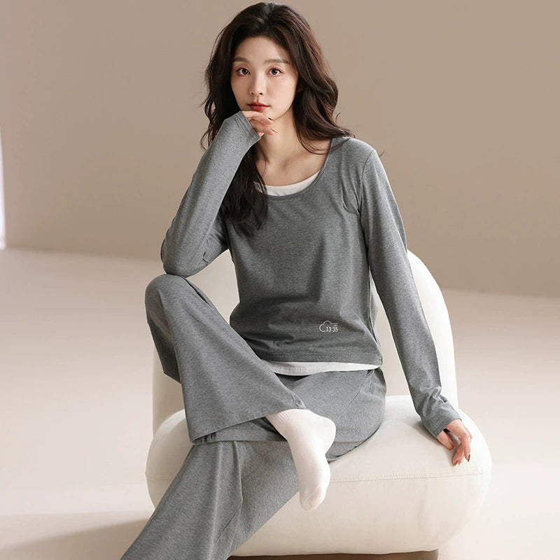 Gullei™ Minimalist Sporty PJs Set 100% Organic Cotton