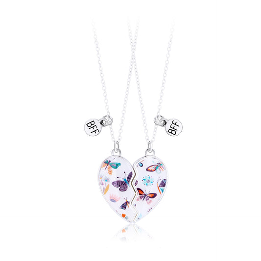 Magnetic Hearts Bff Necklaces Birthday Gift for Best Friends