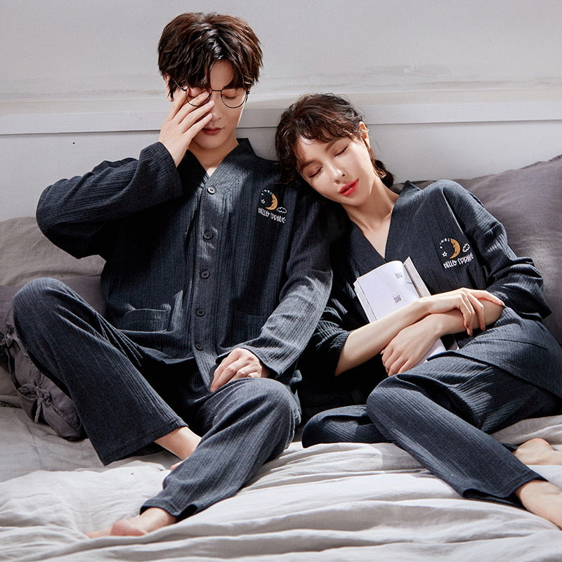 Matching Cotton Sleepwear for Couples Set of two