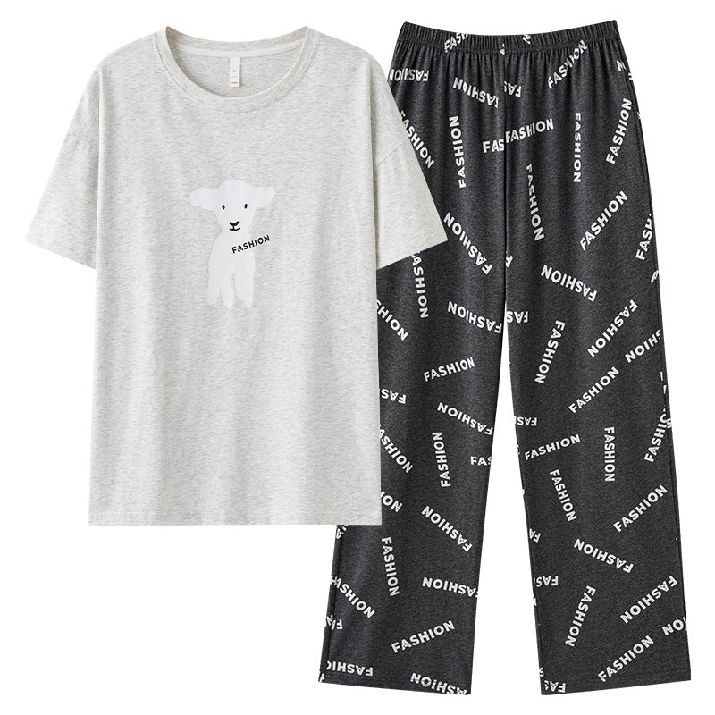 Premium Polyester 4-Piece Matching Pajamas for Couples