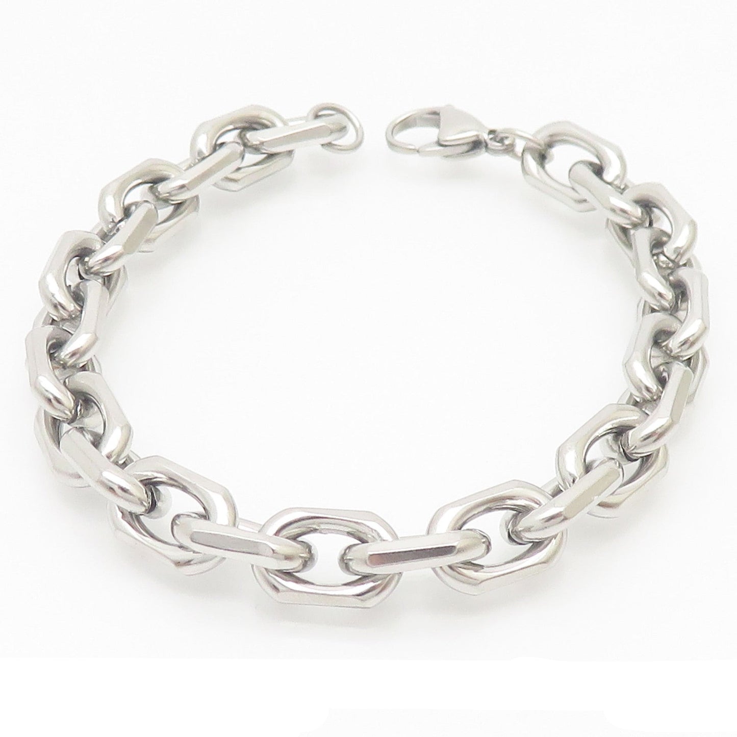 Mens Chunky Link Chain Bracelet 20cm