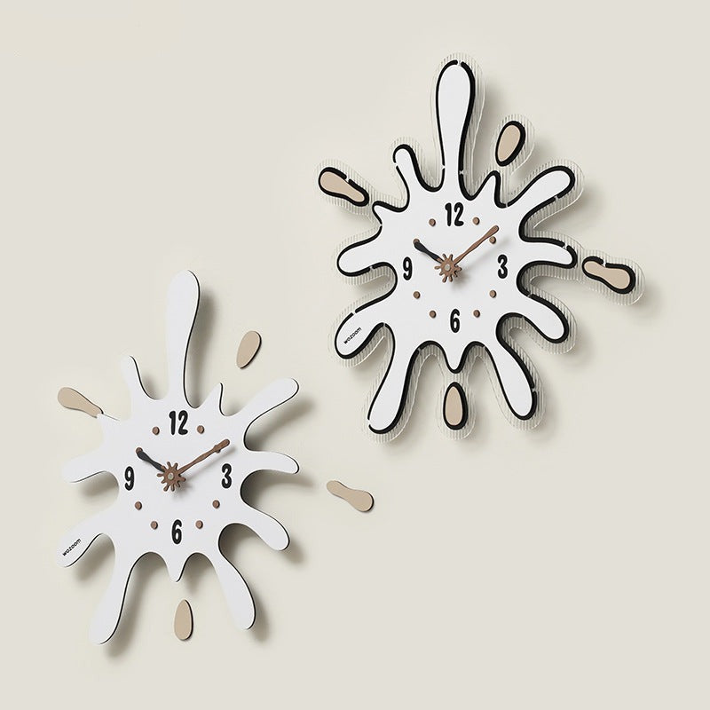 Odd Shaped Analog Silent Wall Clock