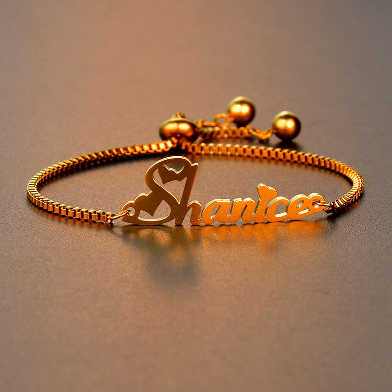 Butterfly Charm Personalized Name Bracelet