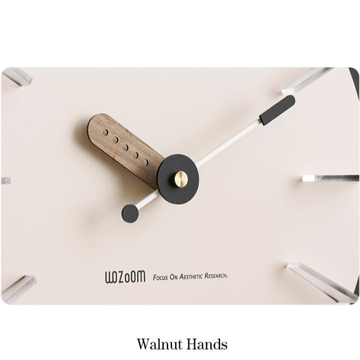 36cm Silent Wall Clock - Modern Minimalist Scandinavian Design