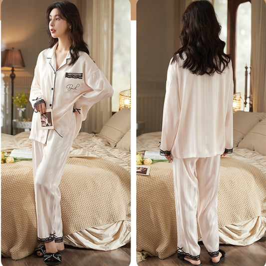 Comfortable Silk Pyjamas Set for Couples