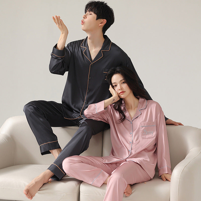 Matching Family Silk Pajamas Set for Two