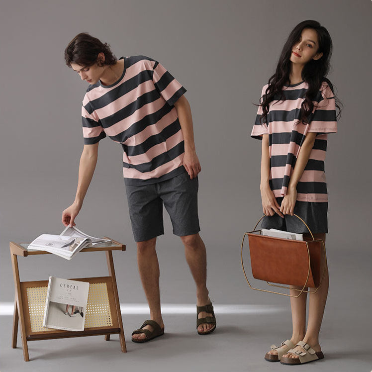 Gullei™ 3-Piece Stripes Pajamas Set Premium Cotton