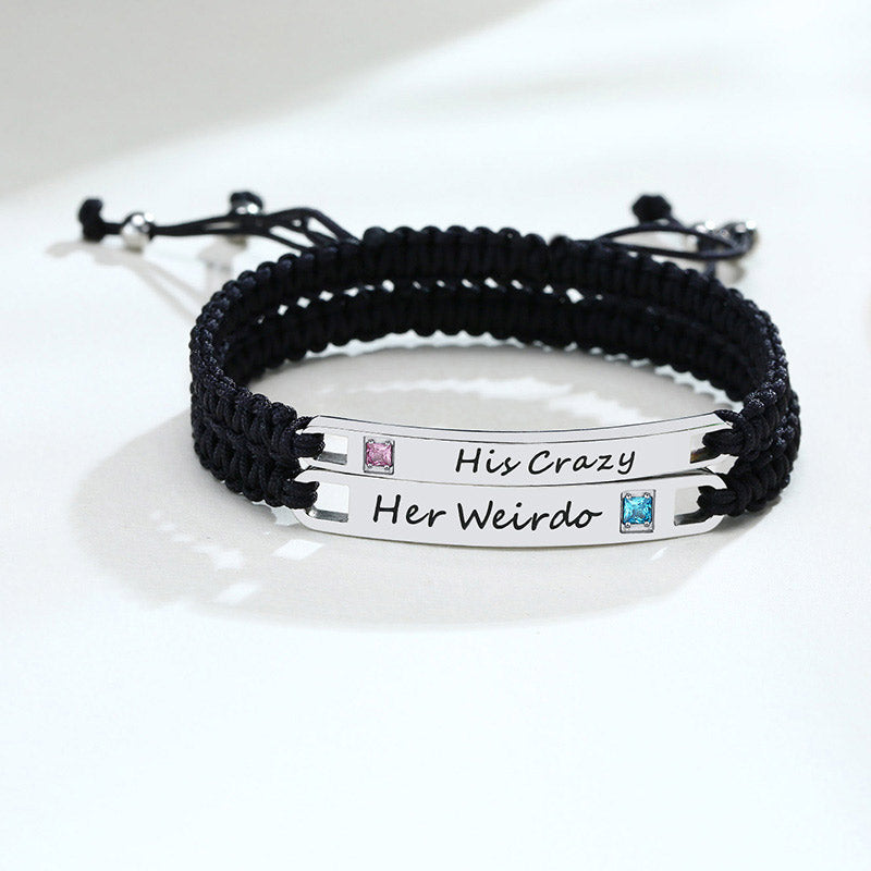 Her Weirdo His Crazy Matching Bracelets Gullei