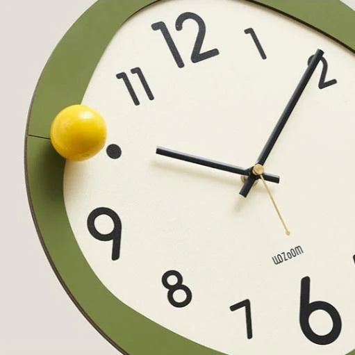 Minimalistic Nordic Wall Décor Silent Clock – Elegant and Quiet Design