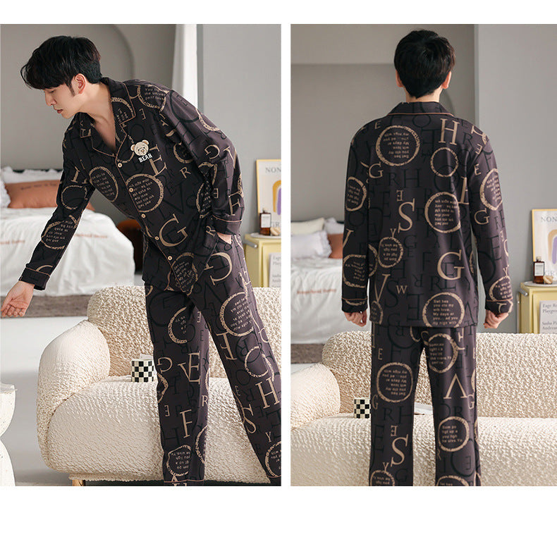 Bear Pure Cotton Pajamas Set for Couples