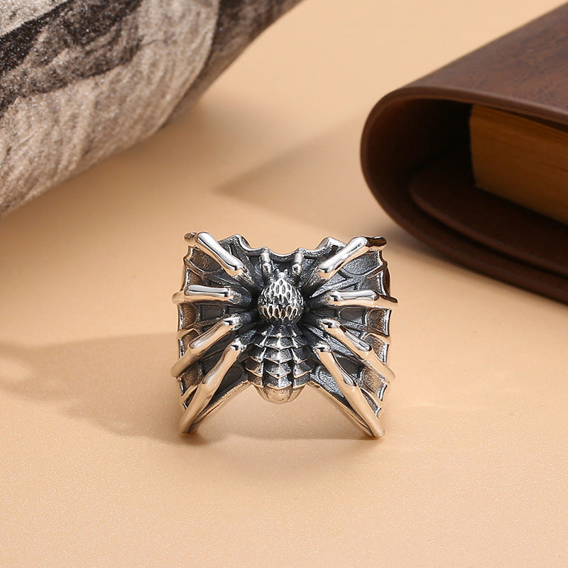 Custom Punk Style Spider Mens Ring