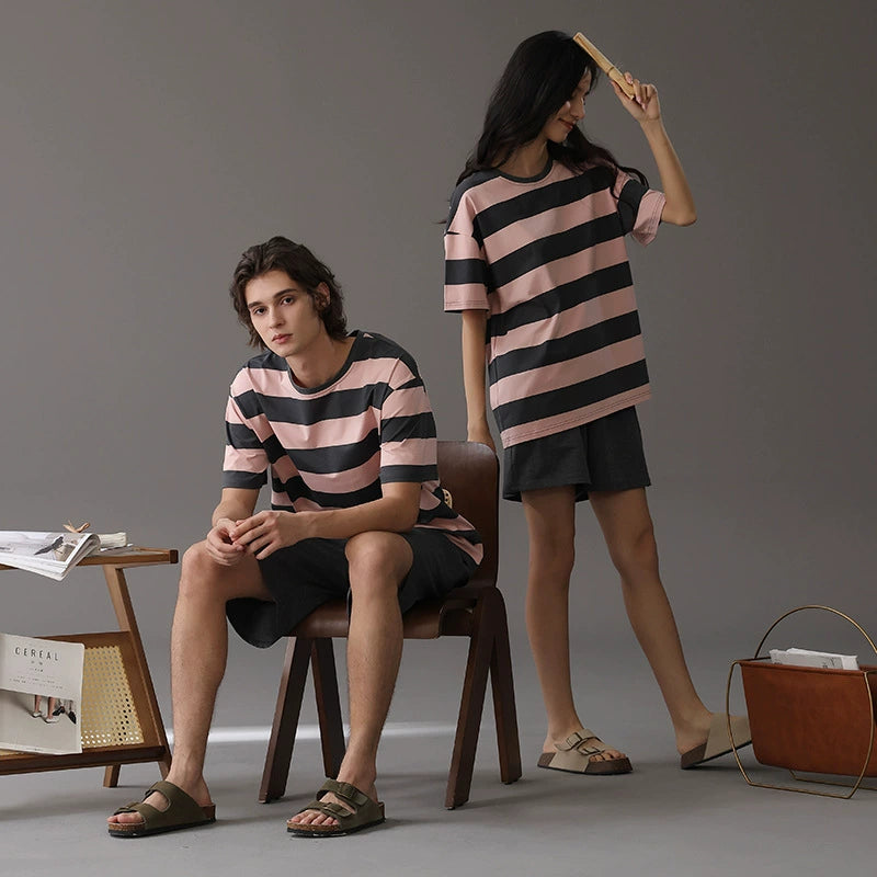 Gullei™ 3-Piece Stripes Pajamas Set Premium Cotton