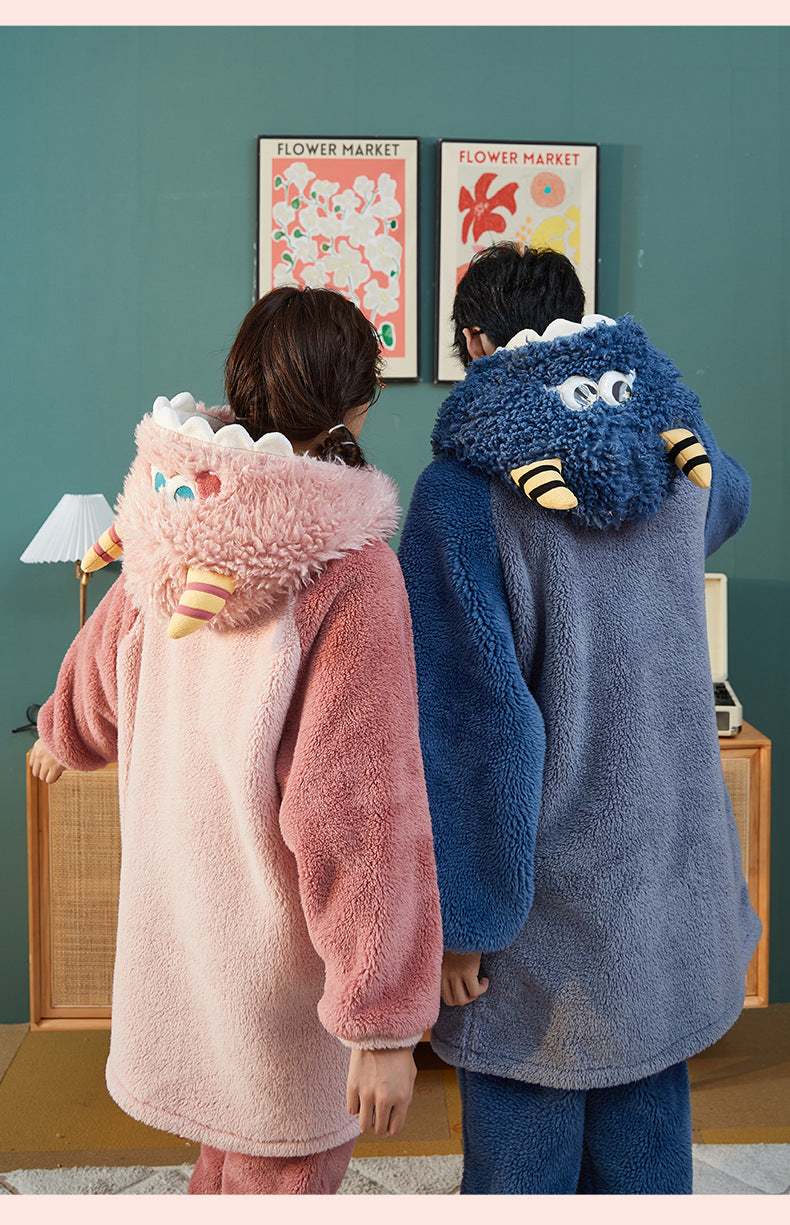 Matching Thick PJs Holiday Sleepwear Set for Couples