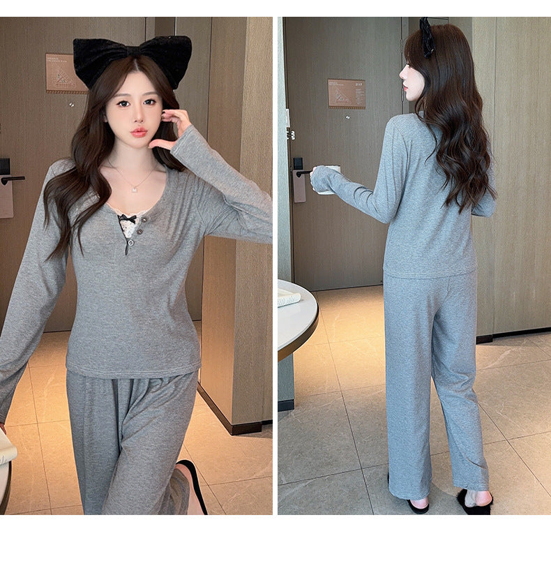 3-Piece Outdoor Pajamas Set, Pure Cotton