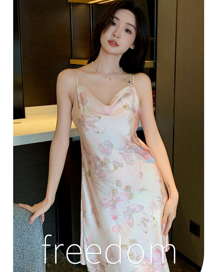 Slip Suspender Silky Nightie 100% Polyester