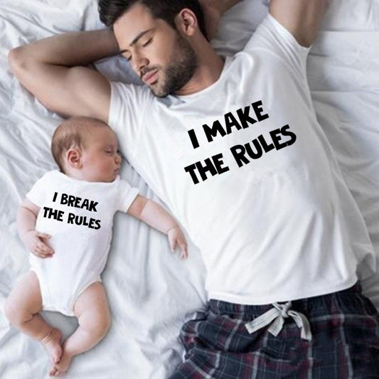 Funny Matching Dad and Baby Tshirts