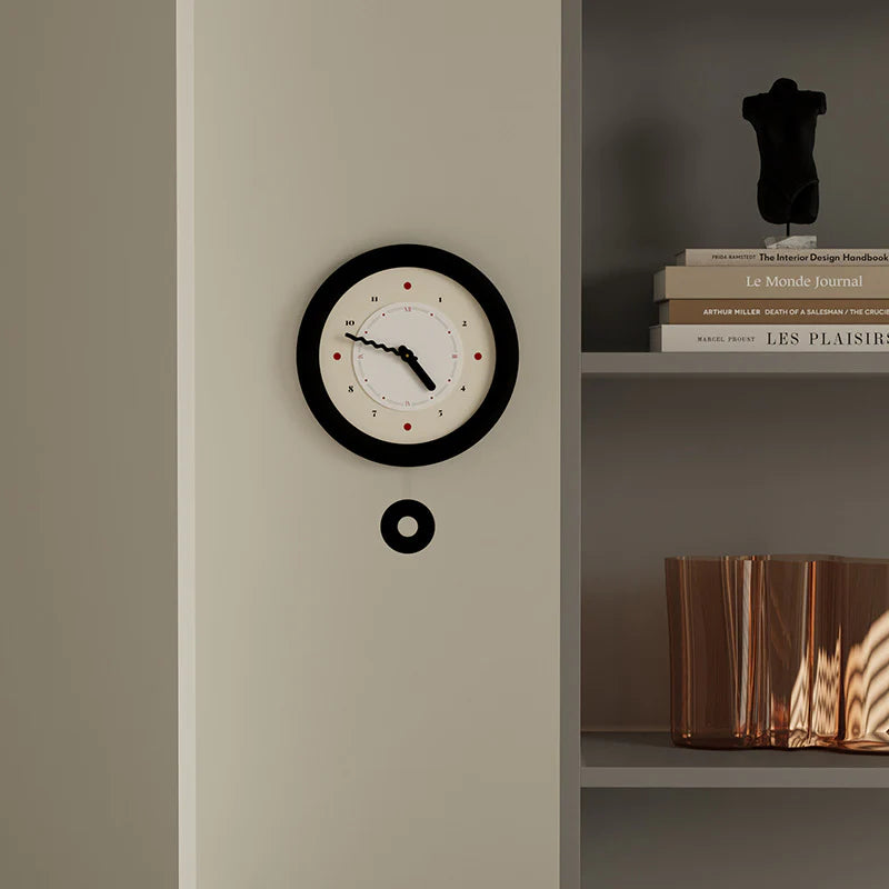 3D Pendulum Silent Wall Clock — 30×30 cm (Acrylic)