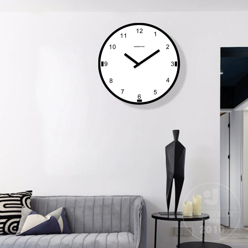 Nordic Minimalistic Analog Silent Wall Clock