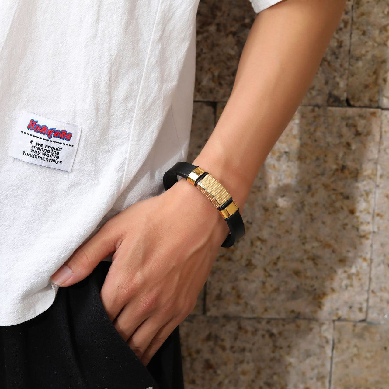 Custom Engraved Bracelet for Men