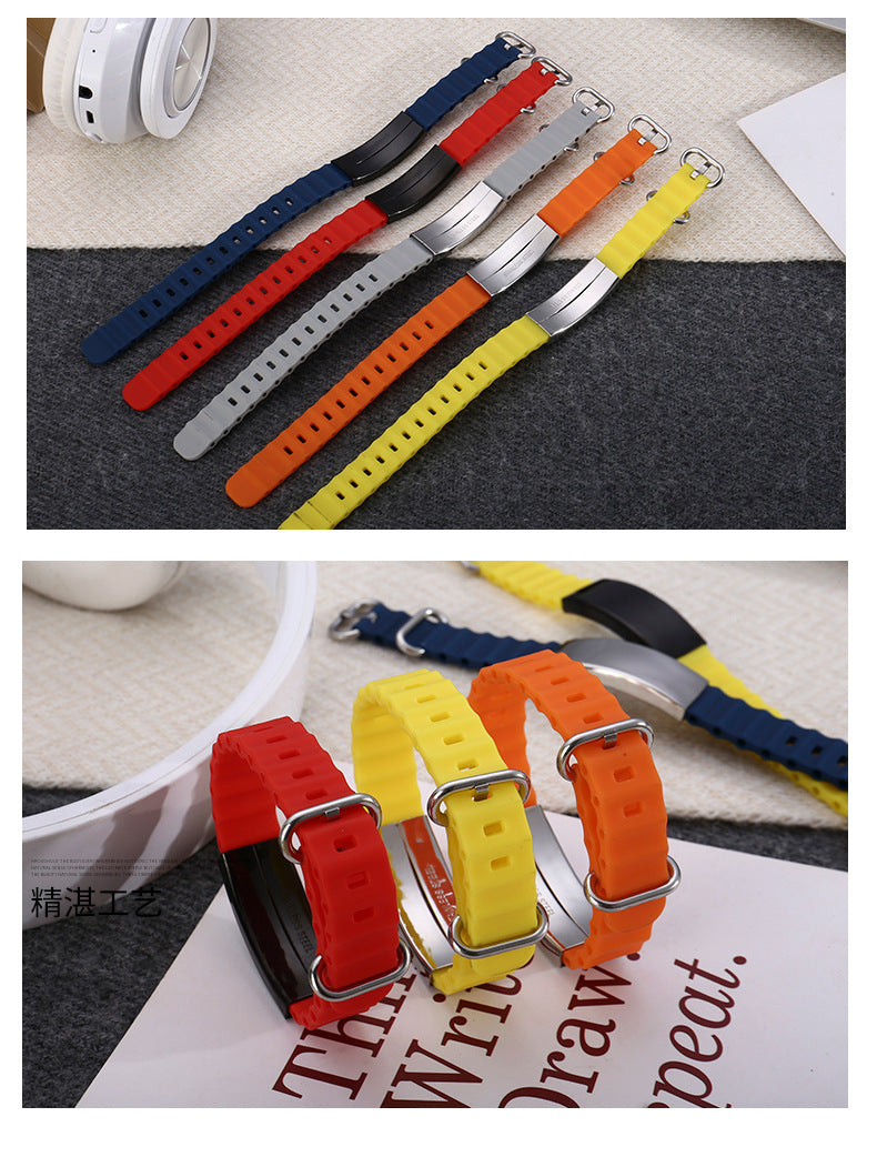 Engravable Sports Bracelet for Men Silicone