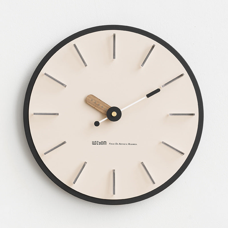 36cm Silent Wall Clock - Modern Minimalist Scandinavian Design
