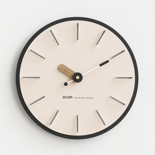 36cm Silent Wall Clock - Modern Minimalist Scandinavian Design