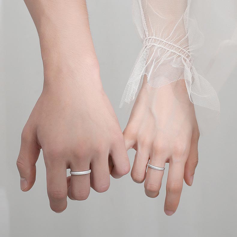 Custom Matching Couple Wedding Bands