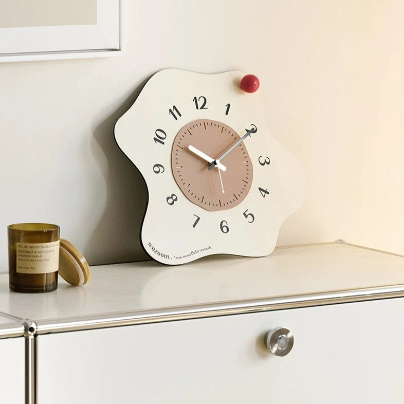 Irregular Shaped Unique Analog Silent Clock