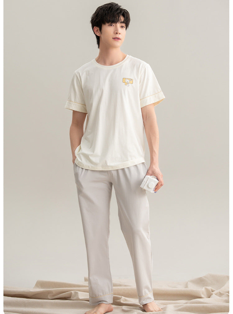 Cloud-Soft 100% Cotton Couple's Pajama Set