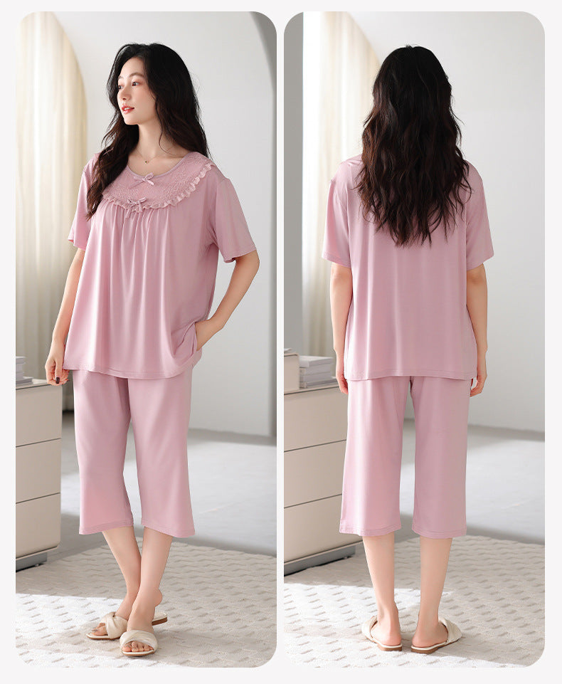 Padded Bra Modal Pajama Set