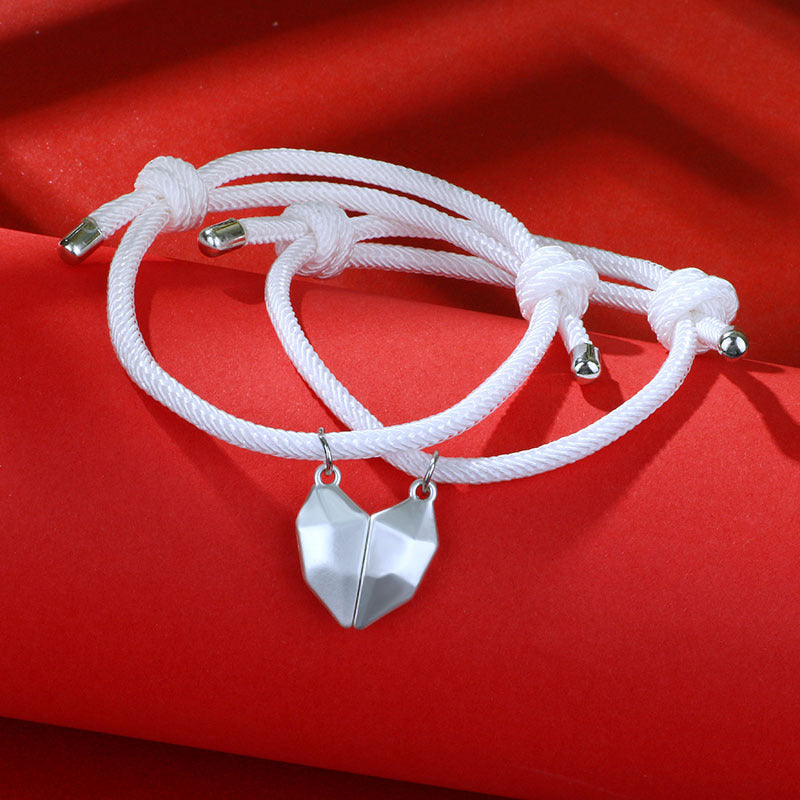 Magnetic Hearts Romantic Bracelets Gift for Couples