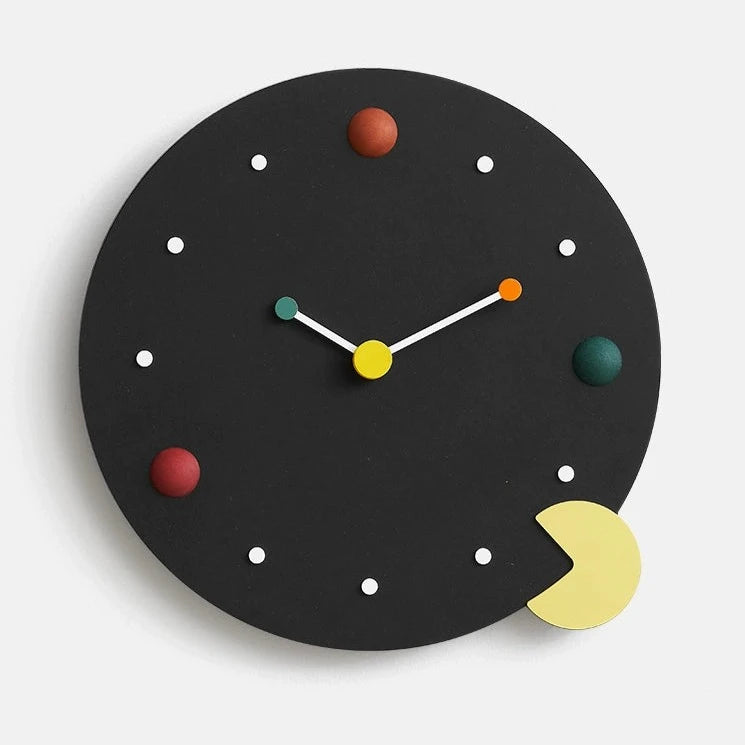 Gullei™ Cute Pacman Style Analog Silent Wall Clock