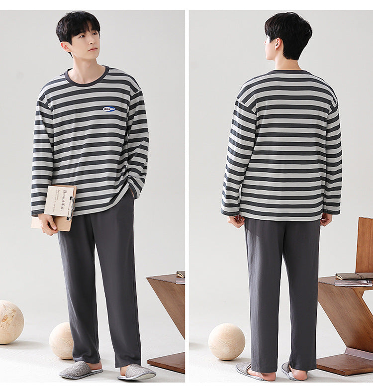 Cozy Cotton PJs Matching Sleepwear Set for Couples