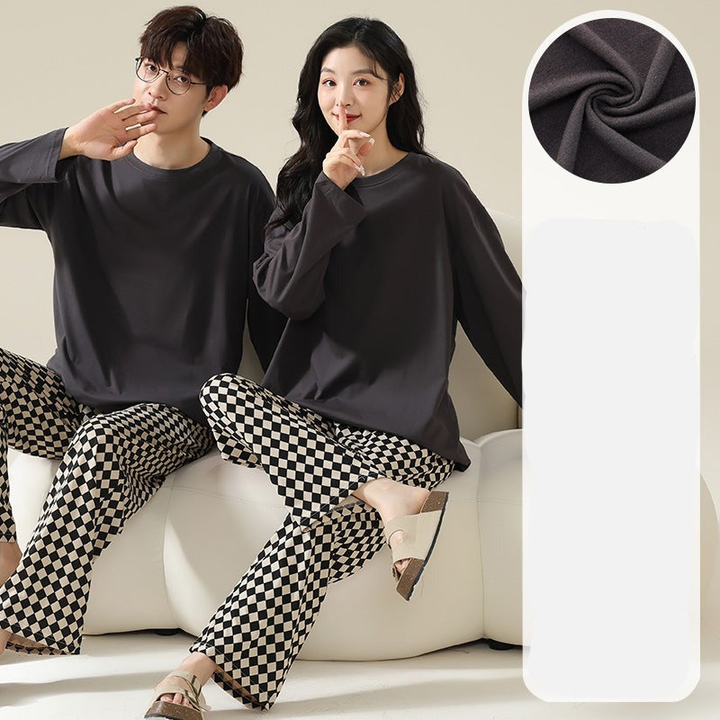 Matching Fashion Pajamas for Couples 100% Cotton