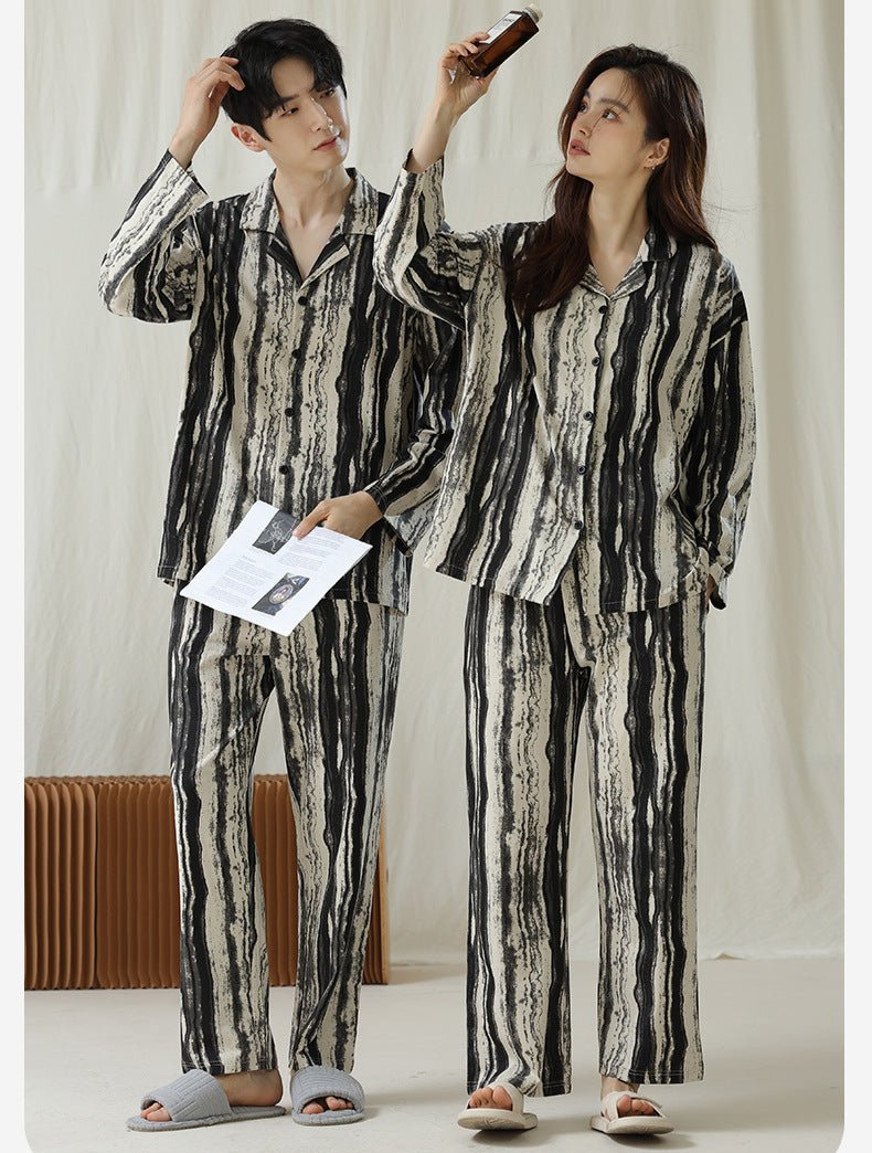 Anti-Bacterial Matching Pajamas Set 100% Cotton