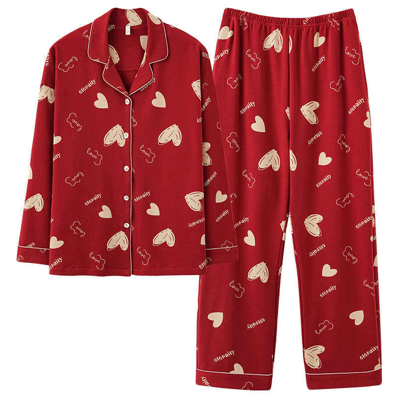 Wedding Nightdress Bride and Groom Red Pajamas