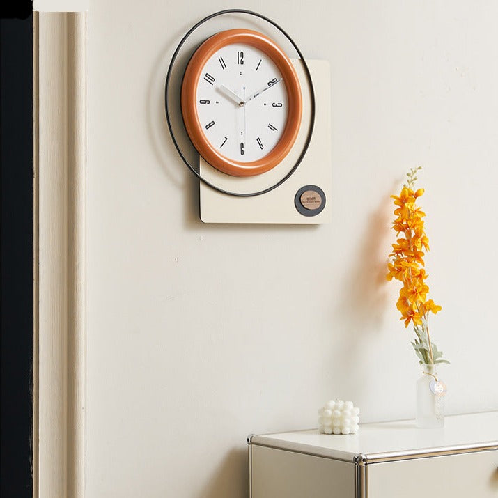 Modern Silent Wall Clock for Livingroom 42cm