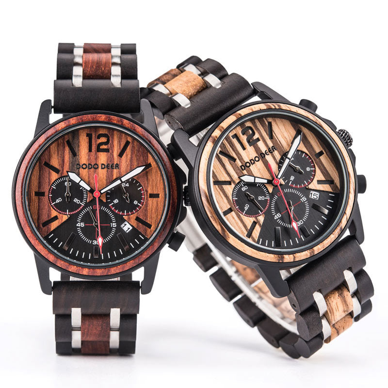 Engraved Matching Couple Sports Watch Set