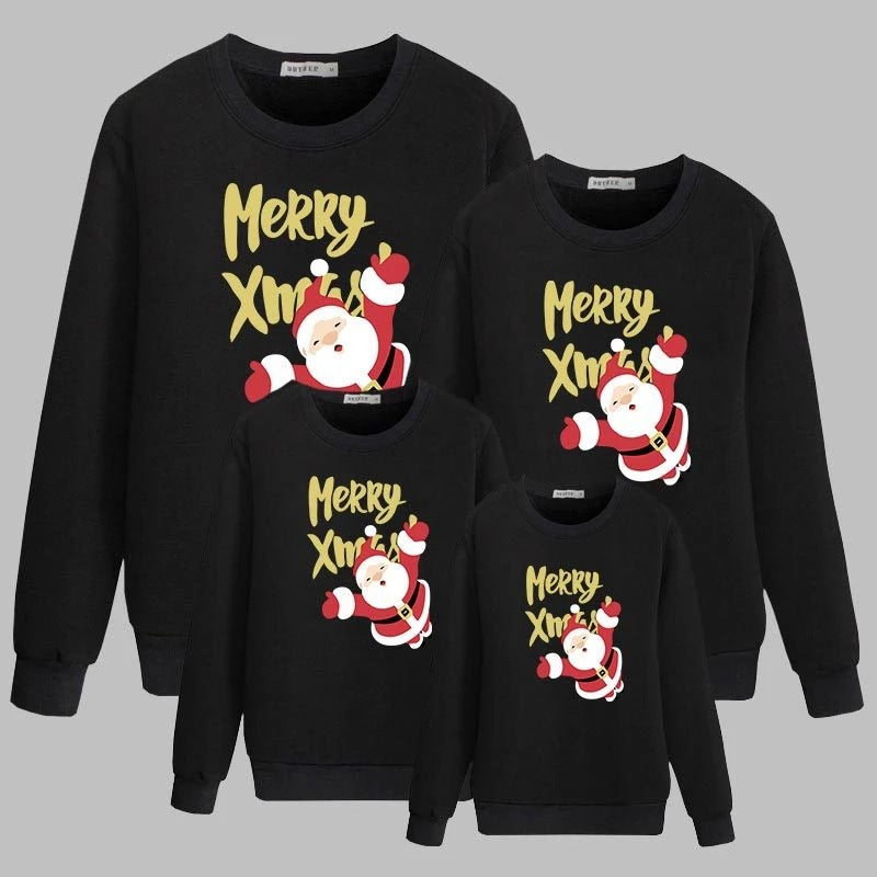 Family Christmas Matching Sweatshirts Set of 4
