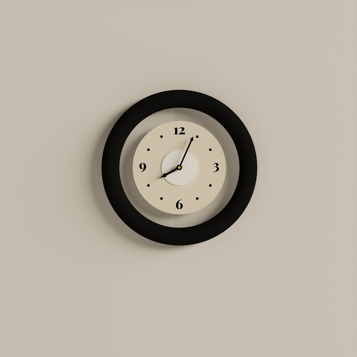 Unique Design Analog Silent Wall Clock — 35×35 cm (Acrylic)