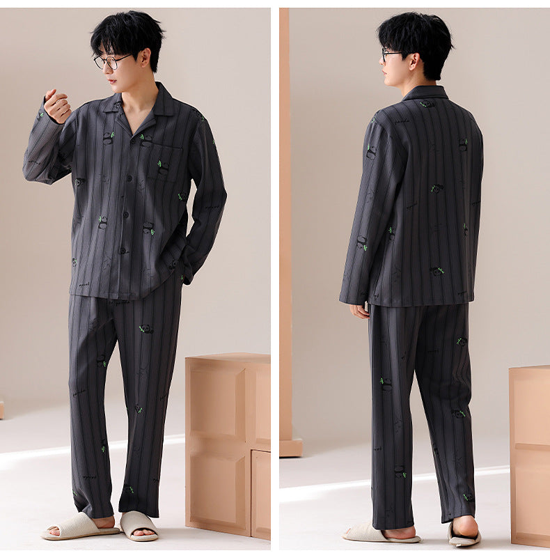 Matching Long Sleeves Panda Pajamas for Couples