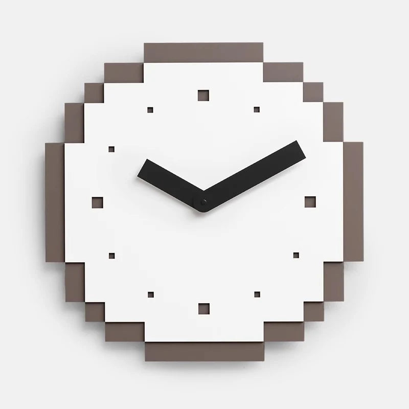 Gullei™ Modern Pixel Theme Wall Decor Silent Clock