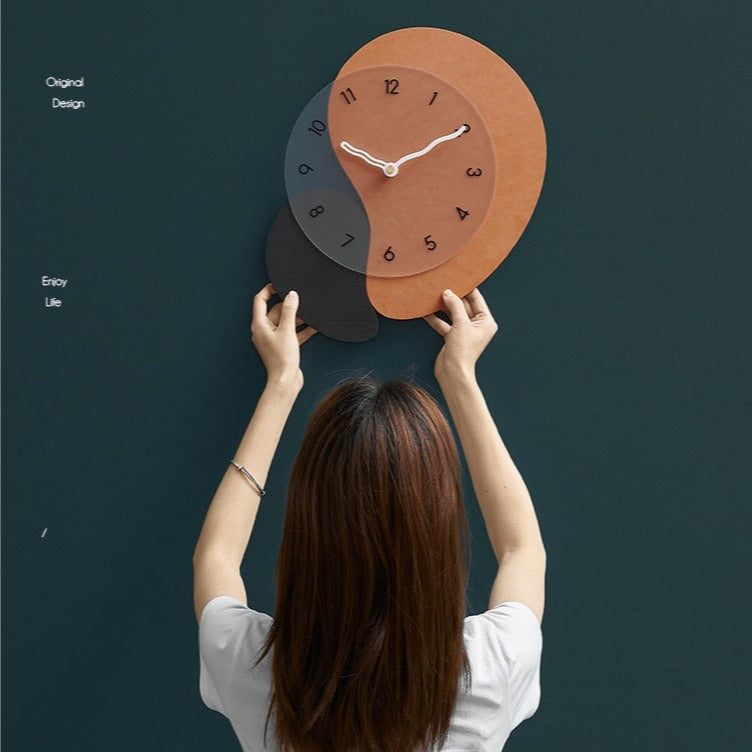 Nordic Decorative Silent Wall Clock 37cm