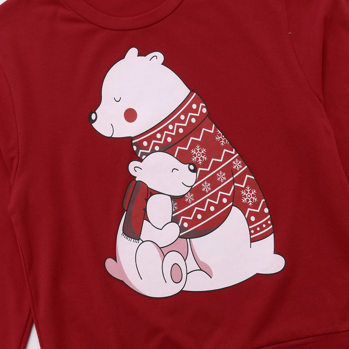 Mom and Son Matching Christmas Pullover Sweatshirts