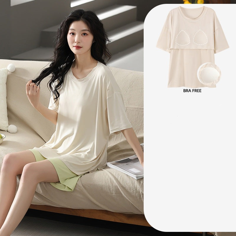 Two-Piece Summer Pajama Set for Women