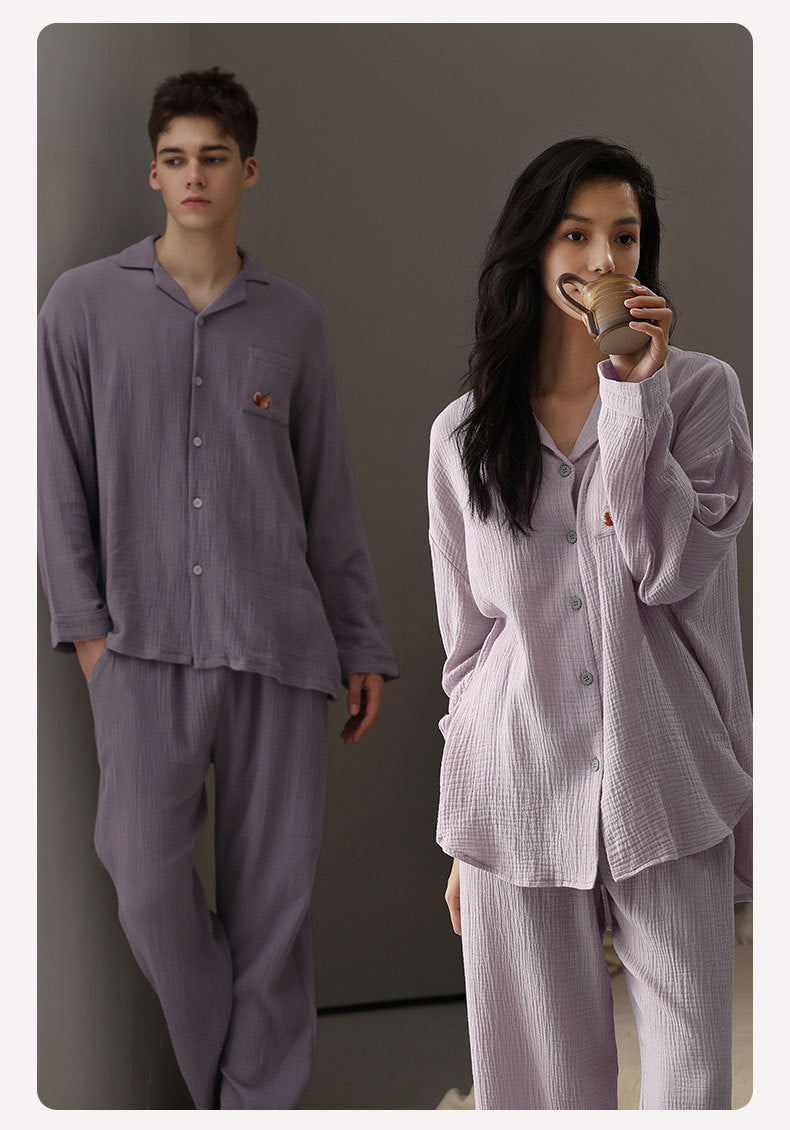 Matching Holiday Couples Pajamas Set - A-Grade Cotton