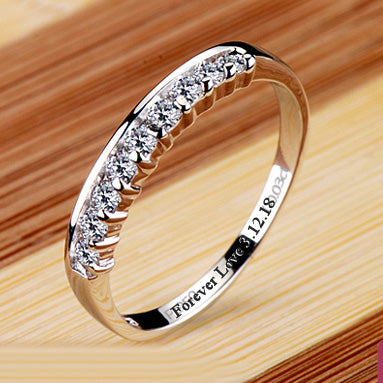 1.8 Carat Lab Diamond Ring for Her - Solid Sterling Silver