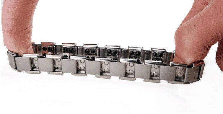 Personalized Mens ID Magnetic Bracelet Gift for Him