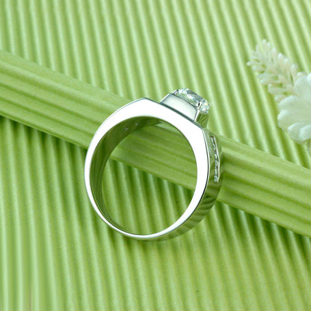 1.3 Carat Diamond Personalized Wedding Bands Set for two