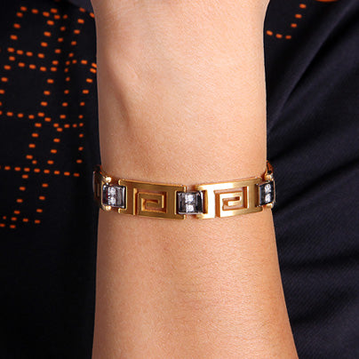 Personalized Bracelet for Men with Energy Magnets 19.5cm